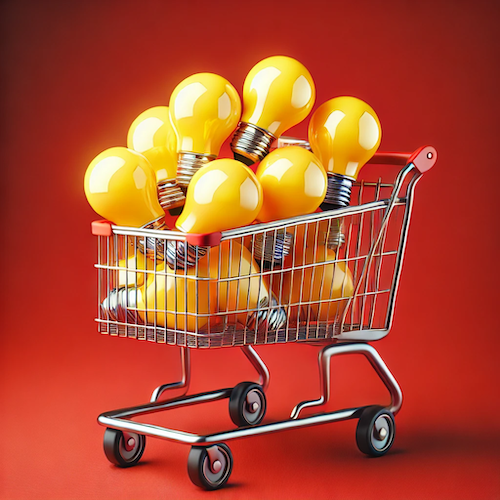 Shopping Cart of Bright Ideas
